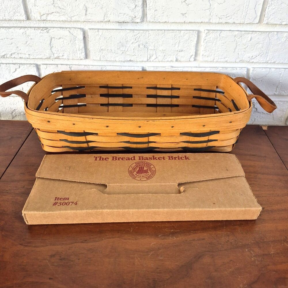 Longaberger Signed Numbered Baking Celebration Basket W/Breadwarmer Brick